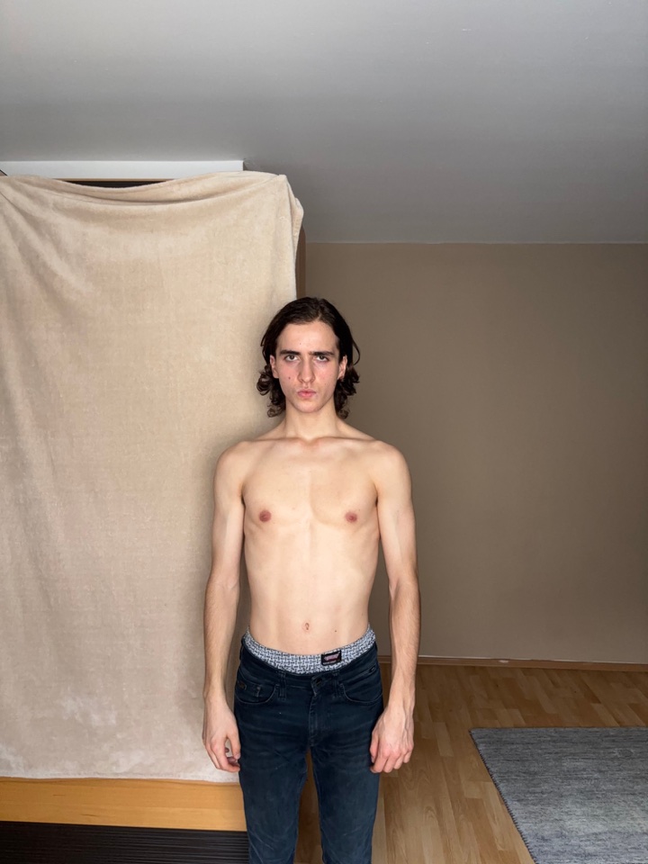 Kerem Dağ — current digital, shirtless frontal full body